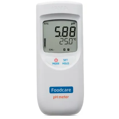 Portable pH Meter for dairy with a electrode
